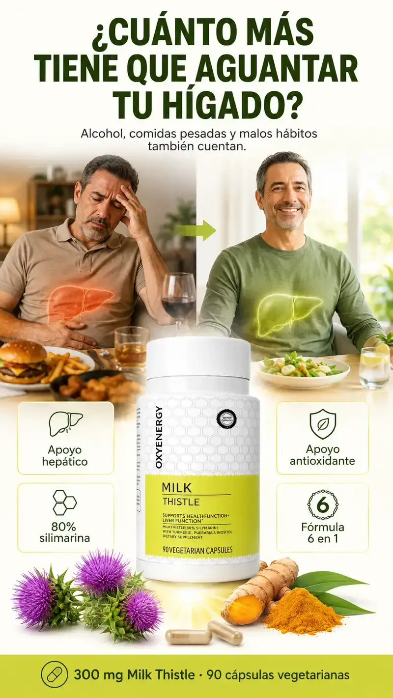 Cardo Mariano 300 mg Apoyo para un Hígado Saludable