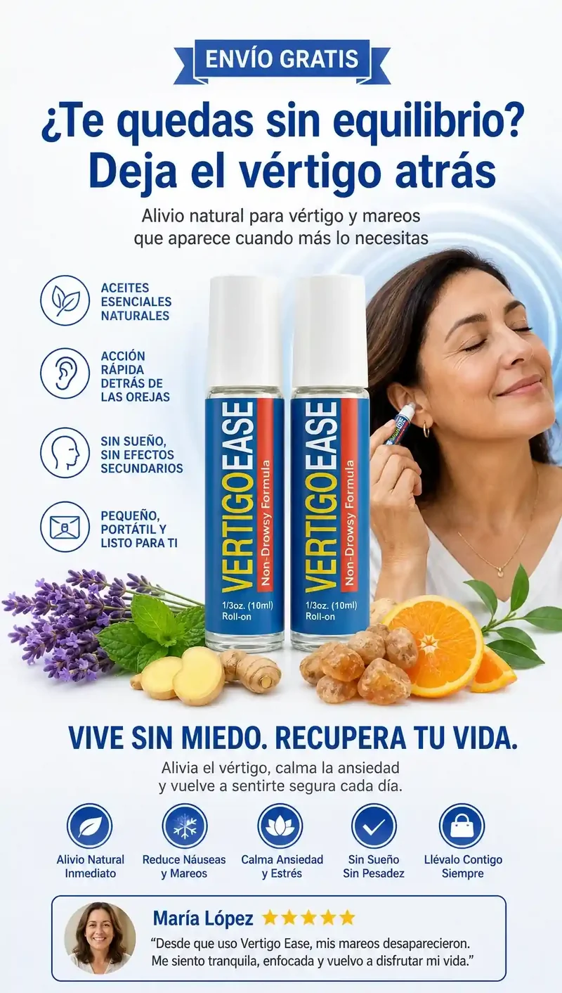 Vertigo Ease Roll-On Apoyo rápido para mareo y vértigo 2x1