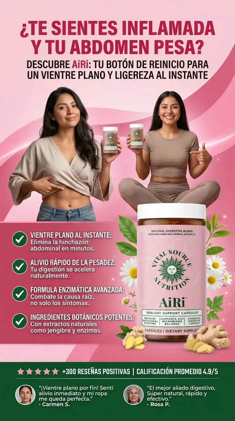 Vital Source Nutrition Elimina la inflamación y recupera tu vientre plano en minutos.