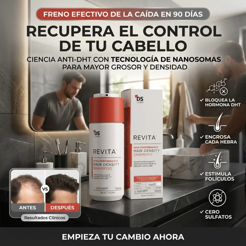 Revita: Champú Clínico para el Crecimiento y Densidad Capilar