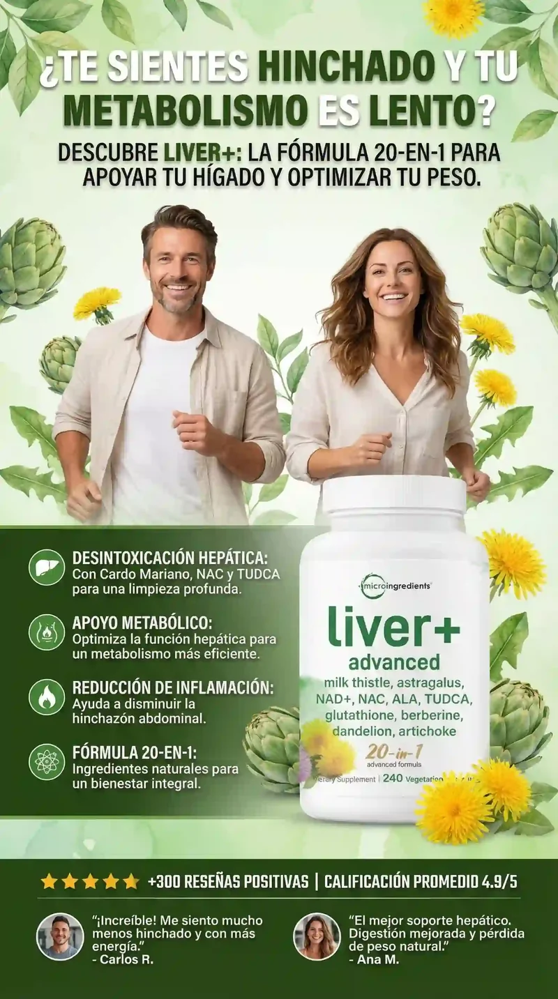 Liver Advanced+, 240 cápsulas vegetales