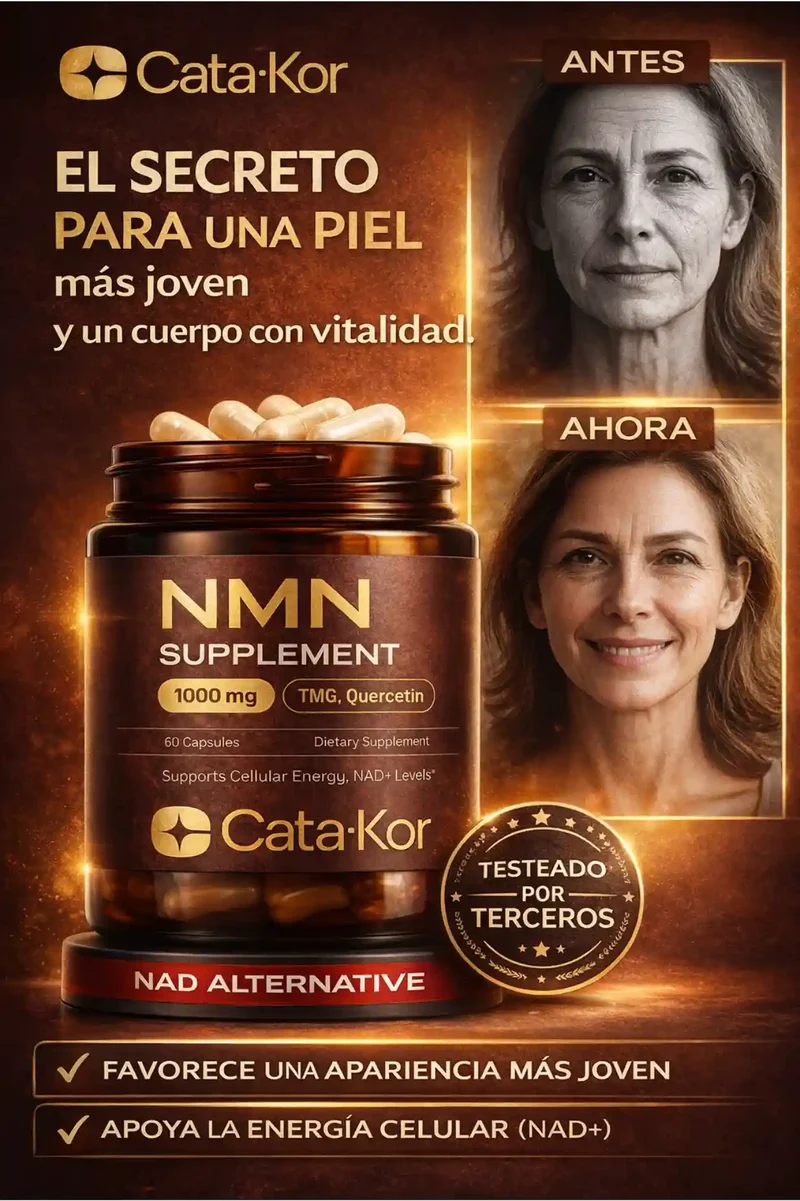 Cata-Kor NMN 1000mg con TMG y Quercetina Energía Celular