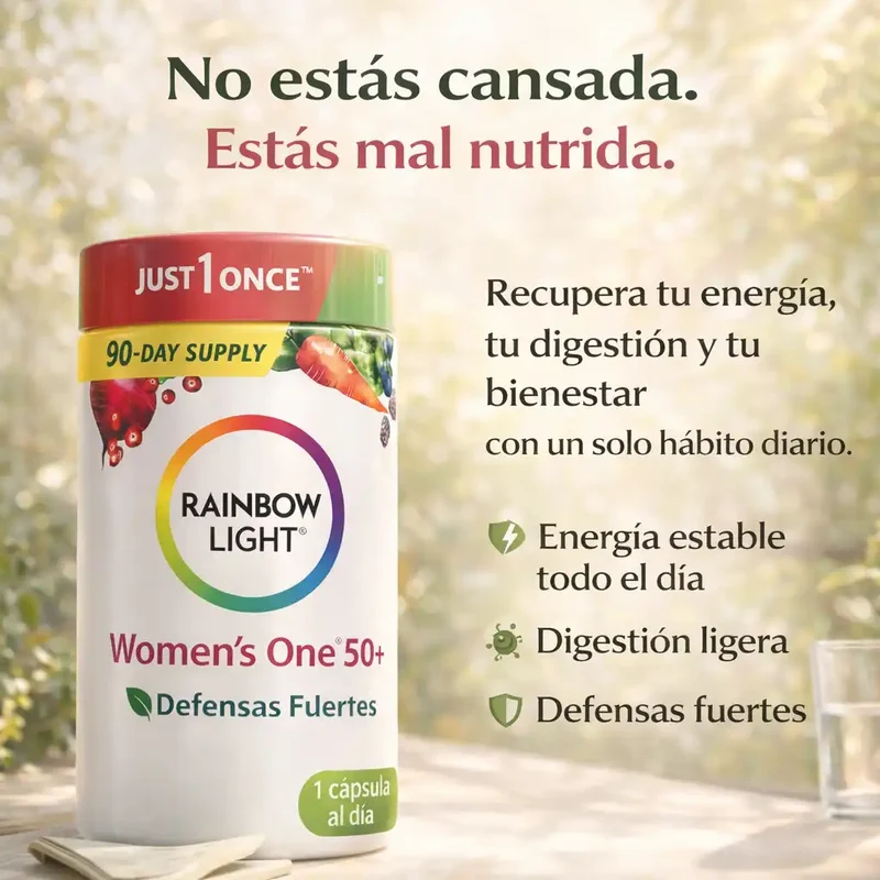 Rainbow Light Women’s One 50+ Todo lo que tu cuerpo necesita