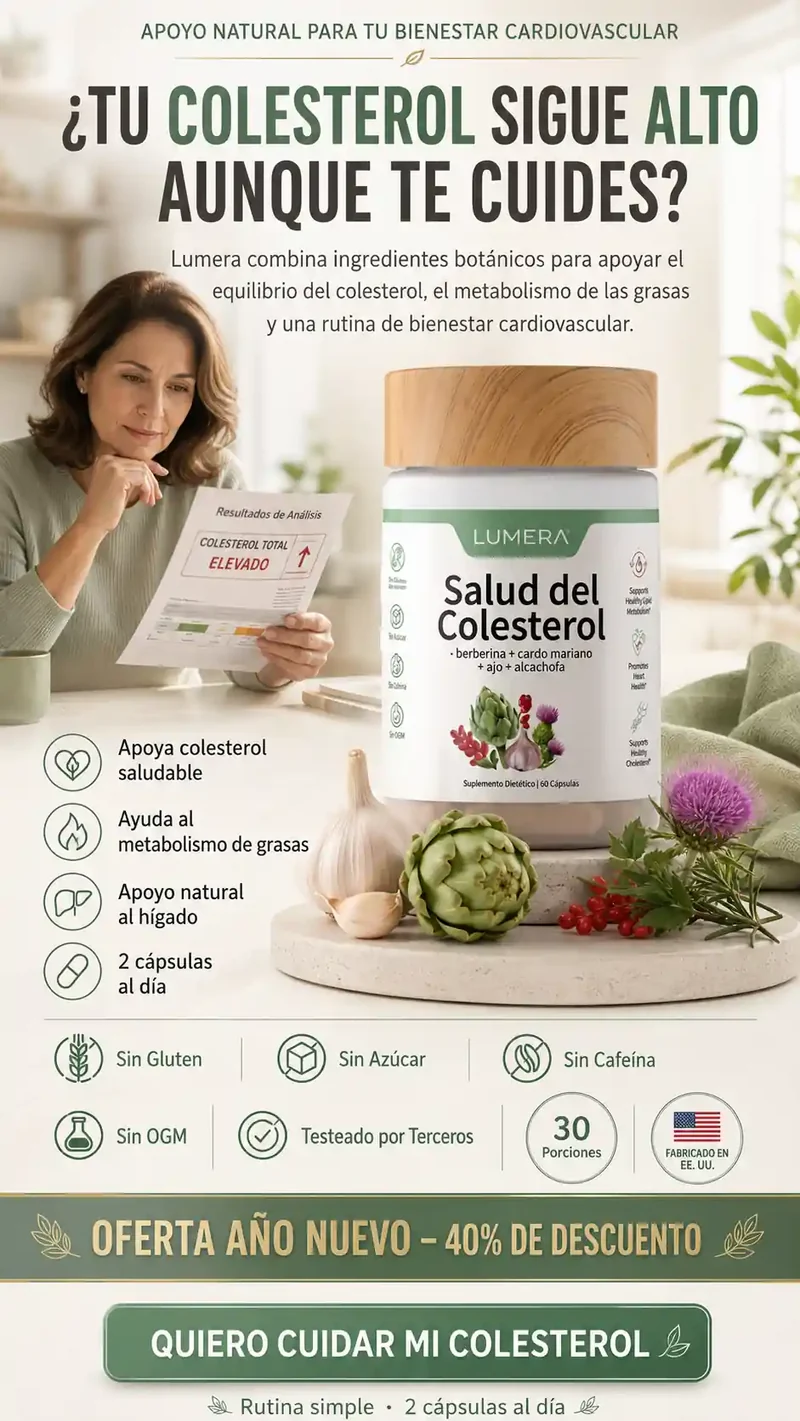 Lumera® Control Natural del Colesterol.