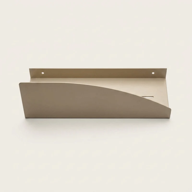 Estantería de pared metálica Torino – repisa flotante mediana