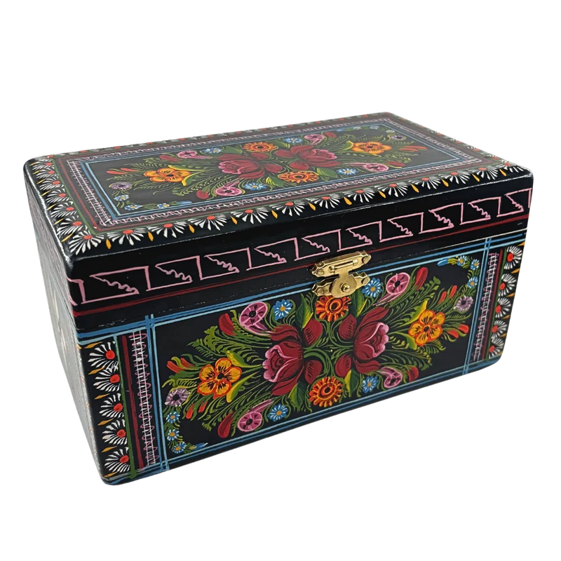 Caja Olinalá 'Floresta' | Madera de Lináloe
