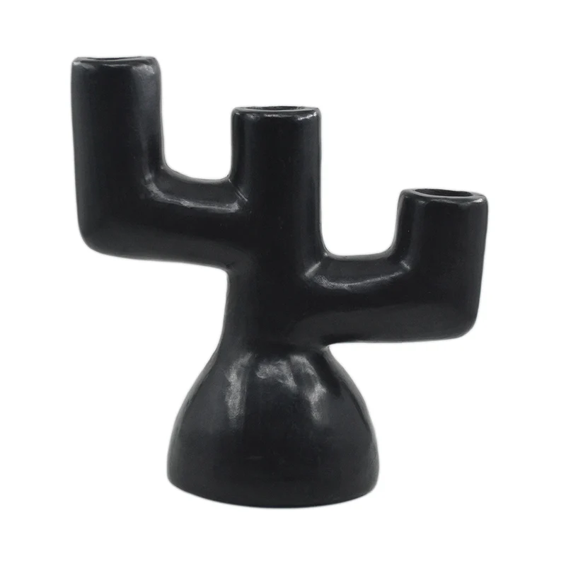 Candelabro 'Nopalli' | Barro Negro