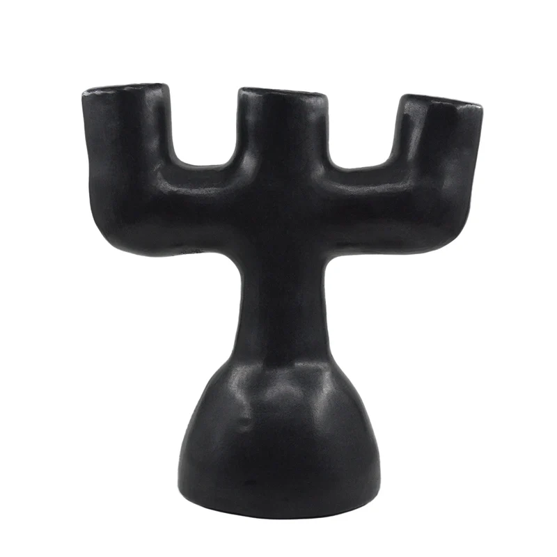 Candelabro 'Cactli' | Barro Negro