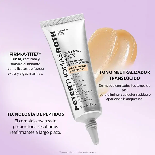 Peter Thomas Crema Reafirmante Instantánea para Ojeras y Arrugas
