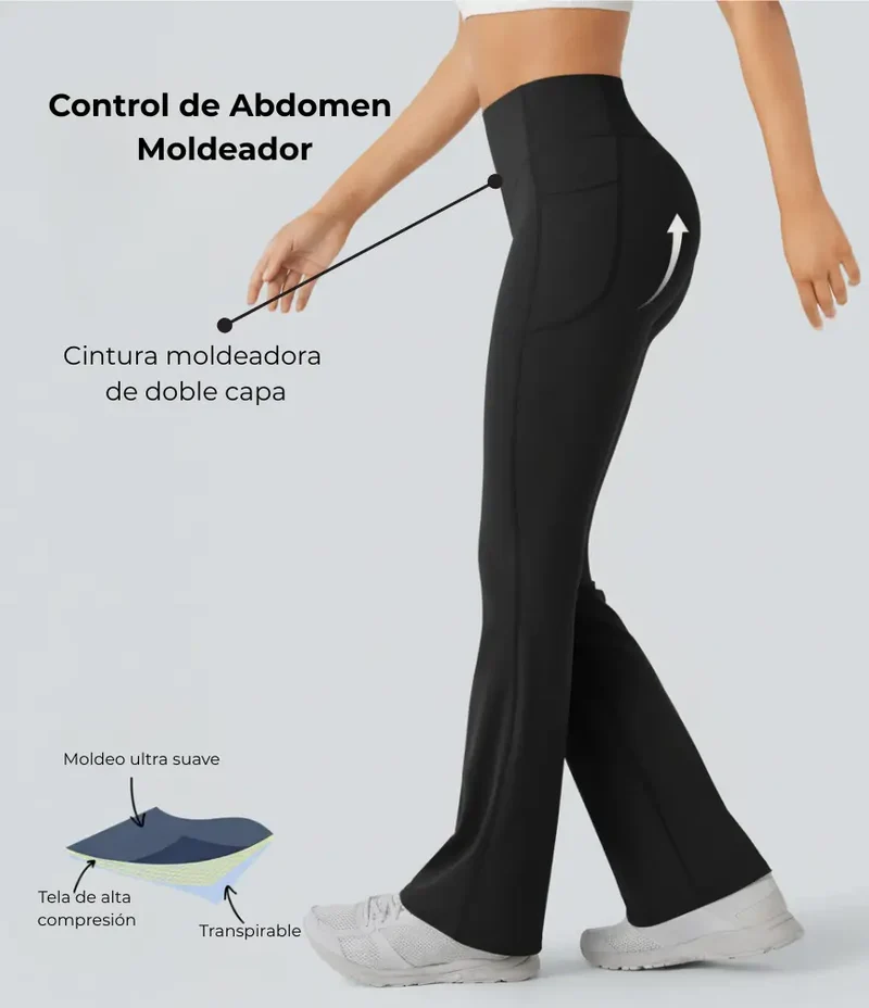Pantalones Acampanados Casuales Y Deportivos.