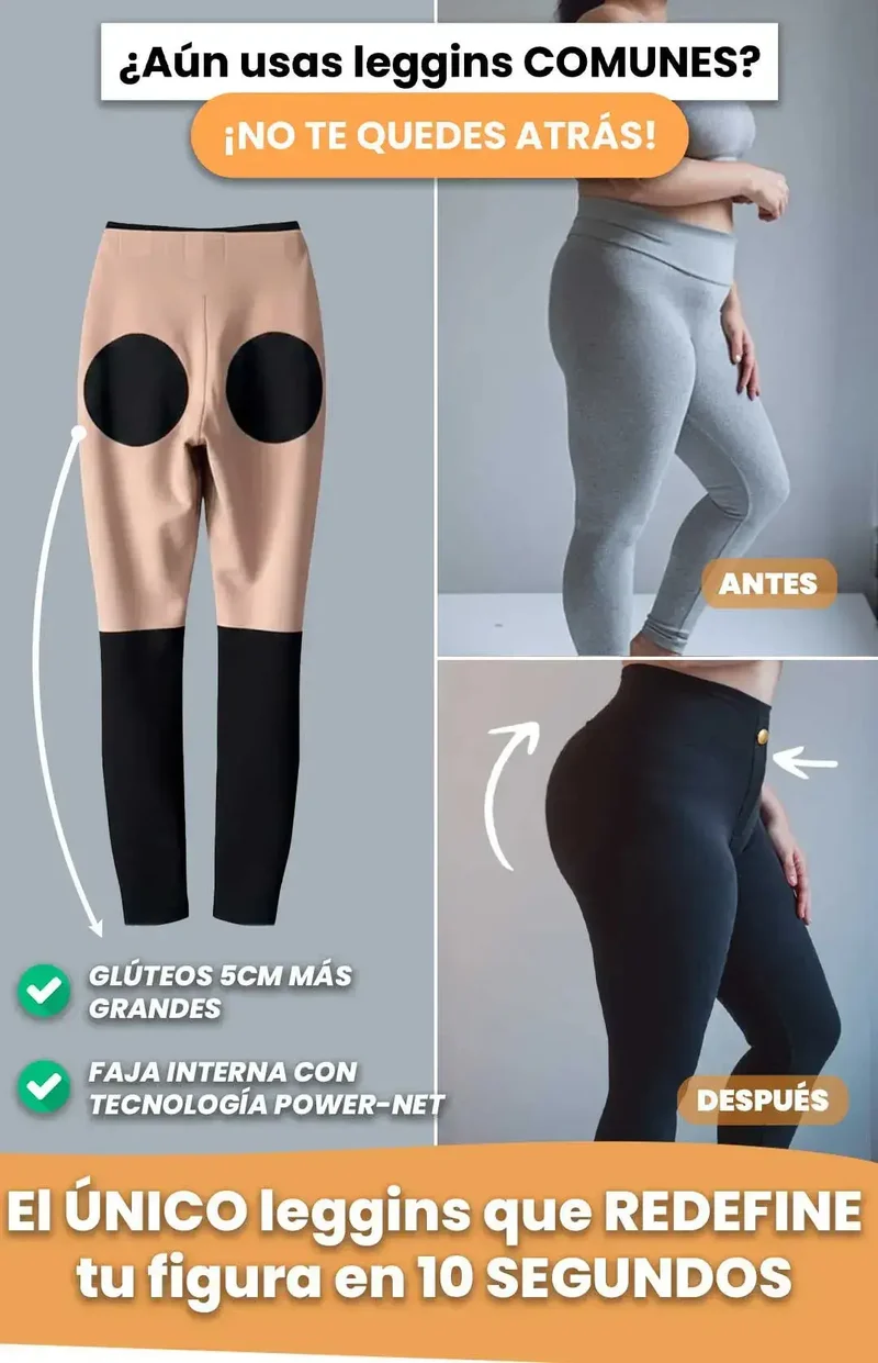 LEGGINSLIPO™ CON FAJA Y BROCHES ELEGANTES