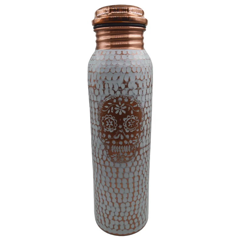 Botella 'Calaca' | Cobre