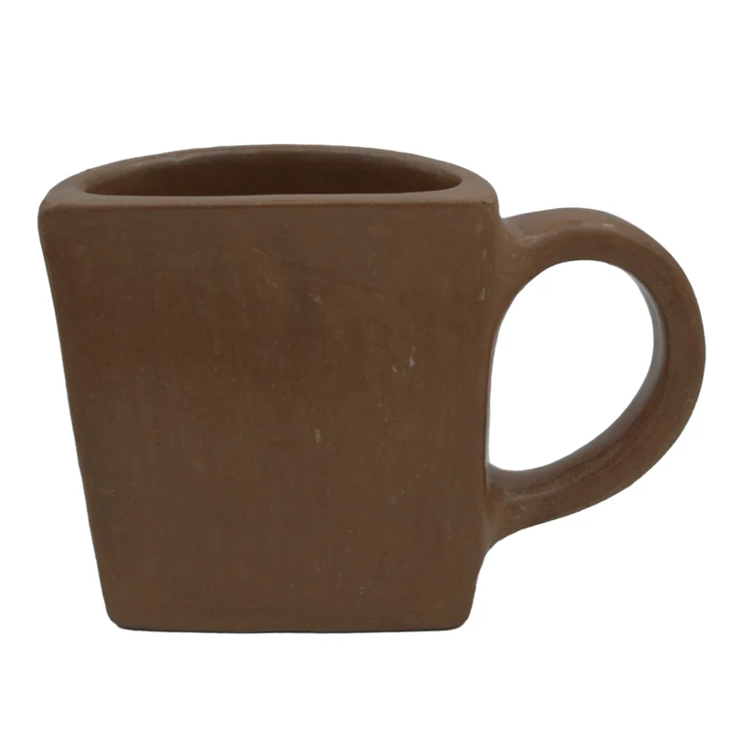 Taza Mitad 'Yolotl' | Barro Bruñido