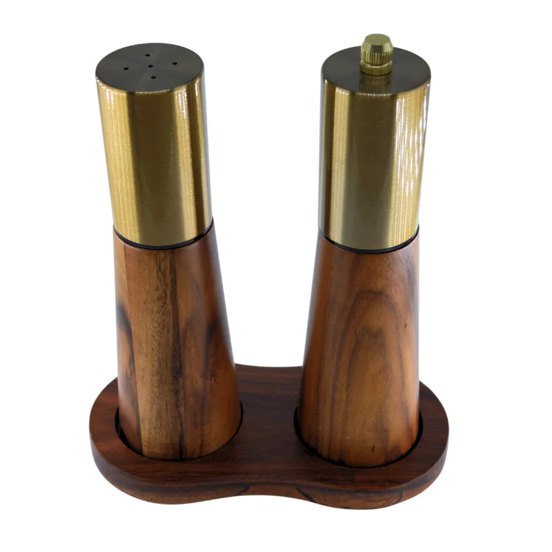 Set Salero y Pimentero 'Onix' | Madera Parota