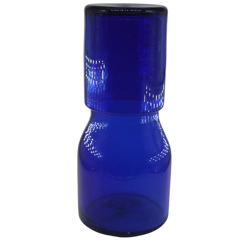 Botellón con Vaso | Vidrio Soplado