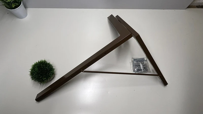 Tendedero plegable de pared 5 cuerdas marrón básico