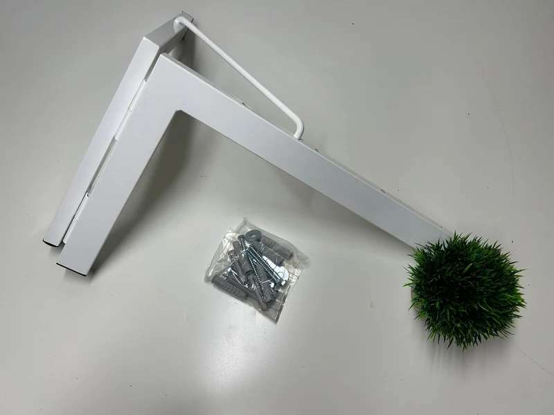 Tendedero plegable de pared 4 cuerdas blanco básico