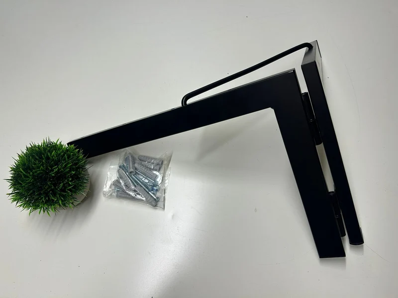 Tendedero plegable de pared 4 cuerdas negro básico