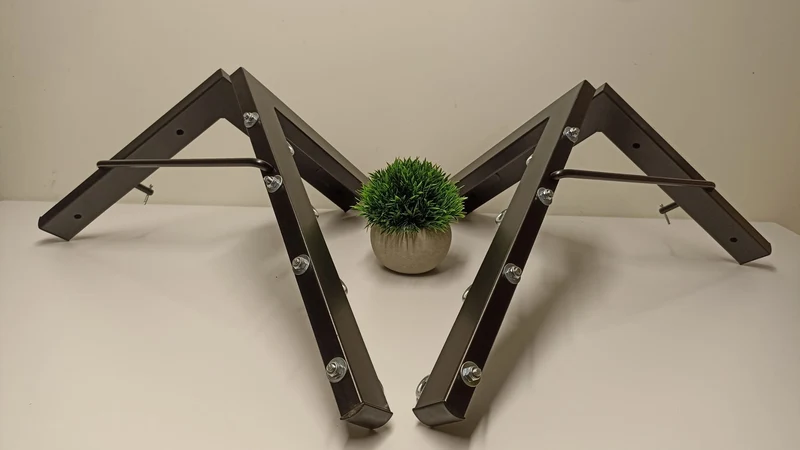 Tendedero plegable de pared 4 cuerdas negro