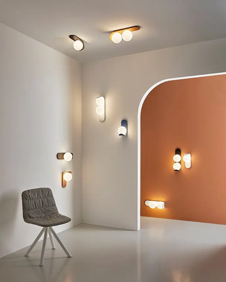 Aplique de Pared Zesta de 2 Luces