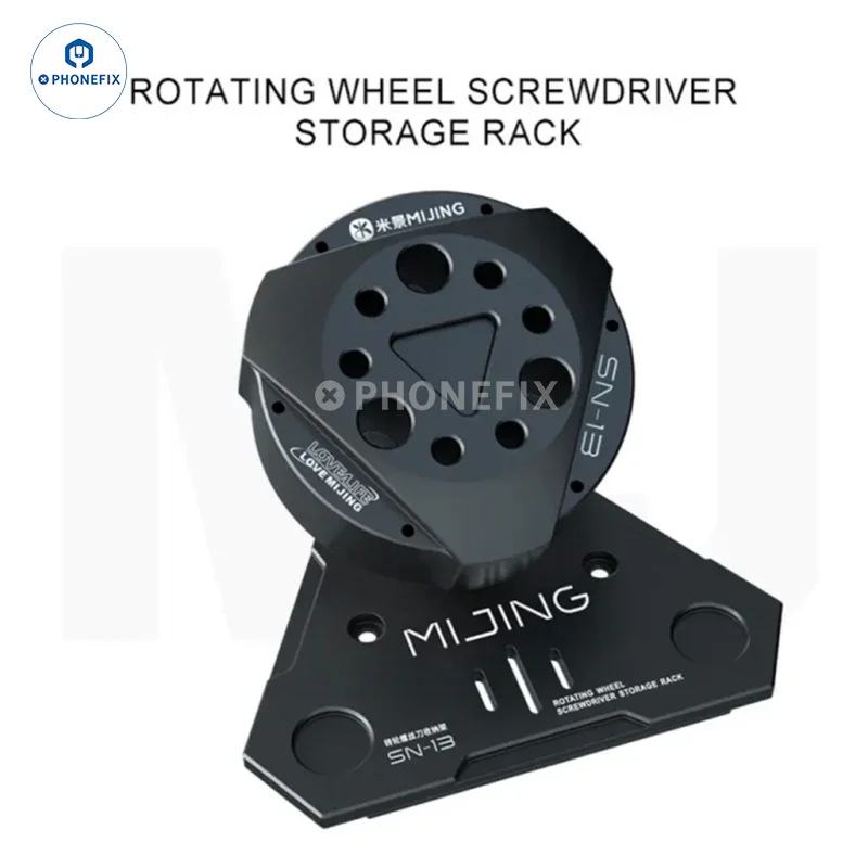 Estante de almacenamiento para pinzas y destornilladores con rueda giratoria MIJING SN-13