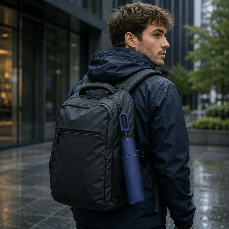 Parapluie Automatique – Compact et Résistant au Vent pour les Voyages et l'Utilisation Quotidienne