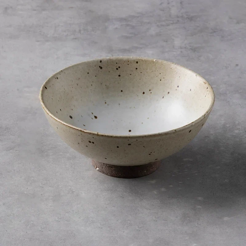 Bol en Céramique – Ivoire Marbré, Fait Main pour Usage Quotidien et Décoration de Table