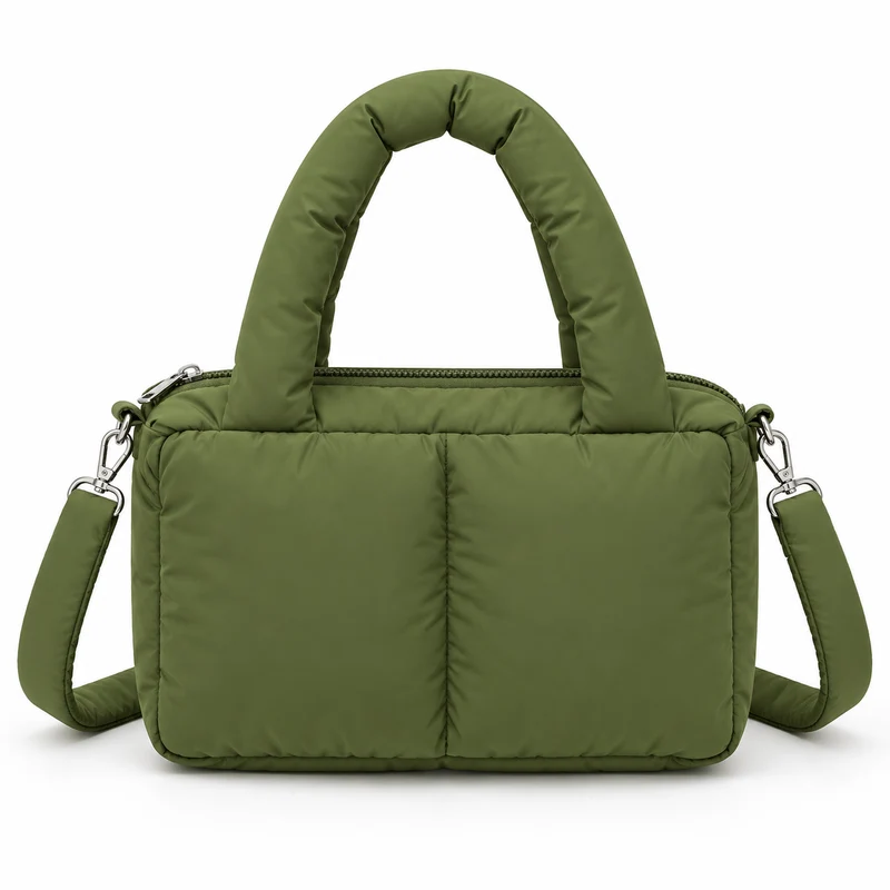 Sac Bandoulière Femme Matelassé - Sac à Main avec Rangements Multiples