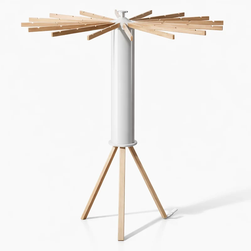 Séchoir Pliable – Acier, Design Économiseur d'Espace pour Intérieur et Extérieur