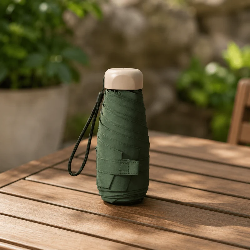 Mini Parapluie – Ultra léger, Design déperlant pour Voyage ou Usage Quotidien