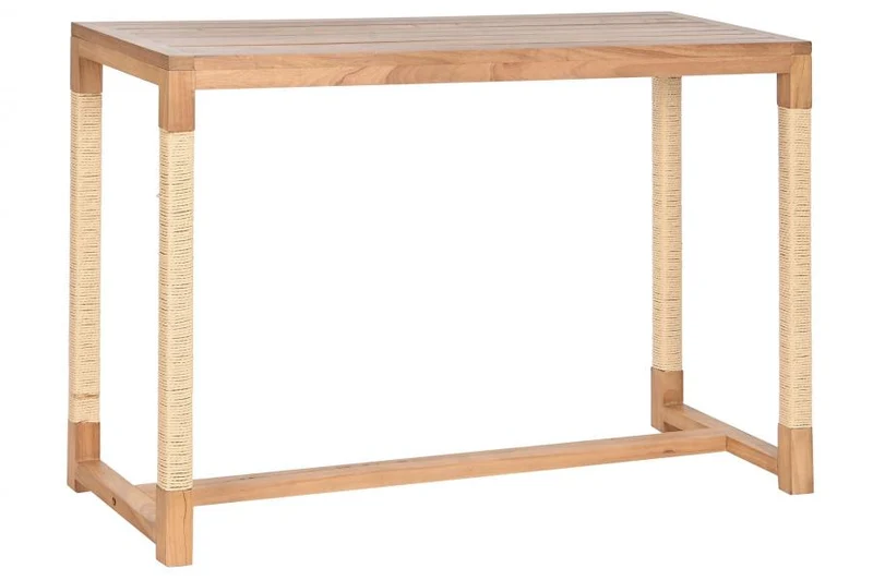 CONSOLA ABETO CUERDA 120X36X76 NATURAL