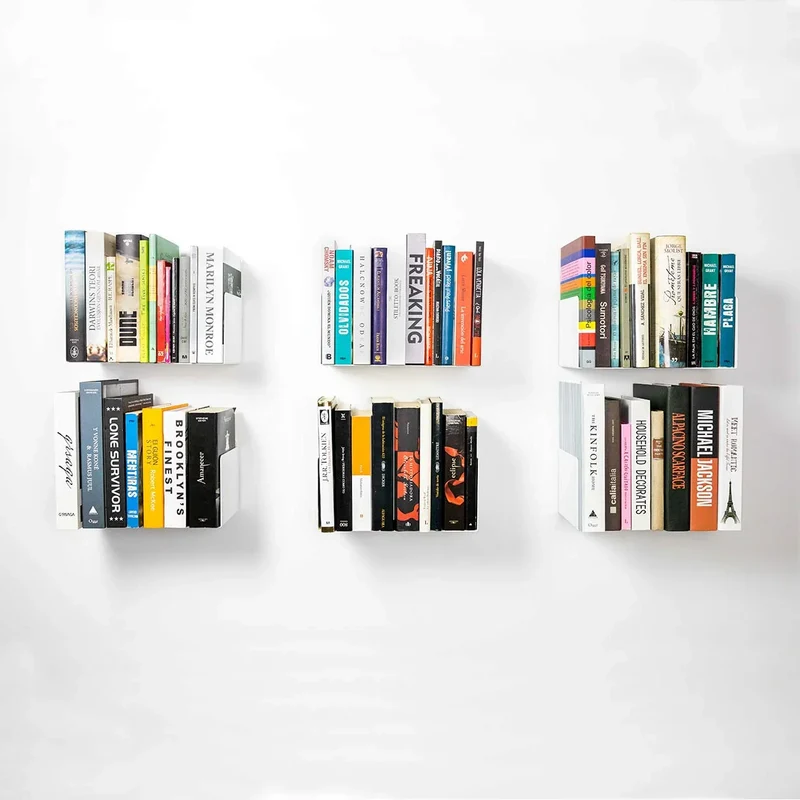 Juego de 6 - Estante para libros Alysa 30cm