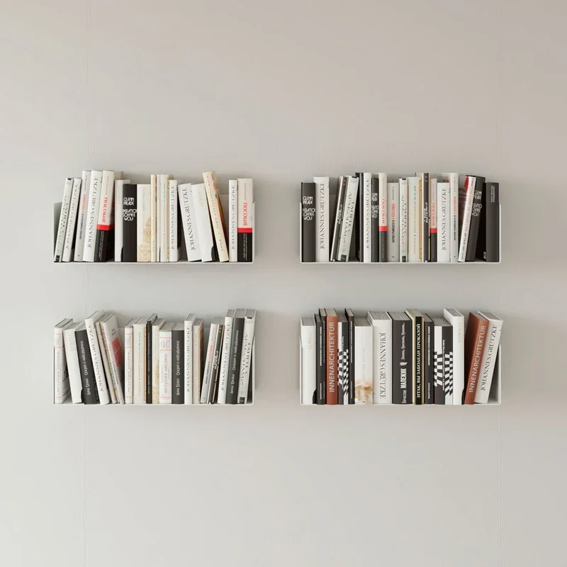Juego de 4 - Estante para libros Alysa 45 cm
