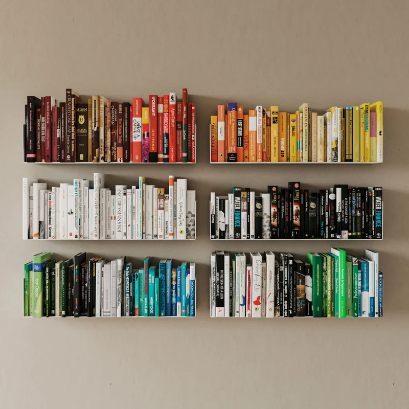 Juego de 6 - Estante para Libros Alysa 60cm