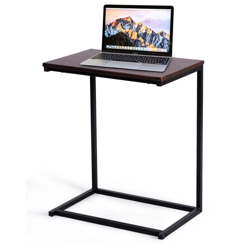 Costway - Mesa Auxiliar, Mesa Ordenador, Mesa Pequeña, Escritorio Juvenil, Escritorio Pequeño, Multifuncional, 55x35x65cm
