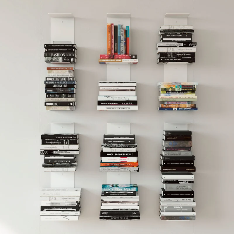 Juego 6 - Estantes para libros Vertical Alysa