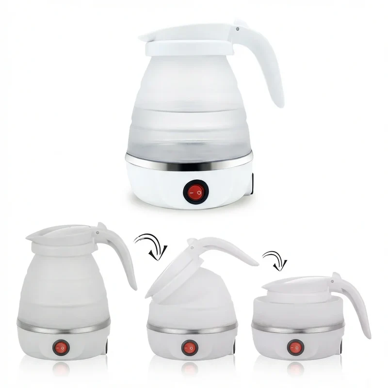 Jarra Eléctrica de Silicona Portátil Plegable 600ml