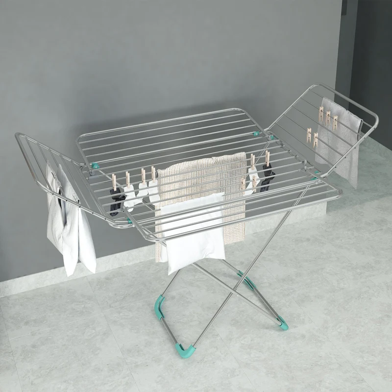 Colombo Flower - Tendedero de Ropa para Interior, Plegable con Alas, Hecho en Italia