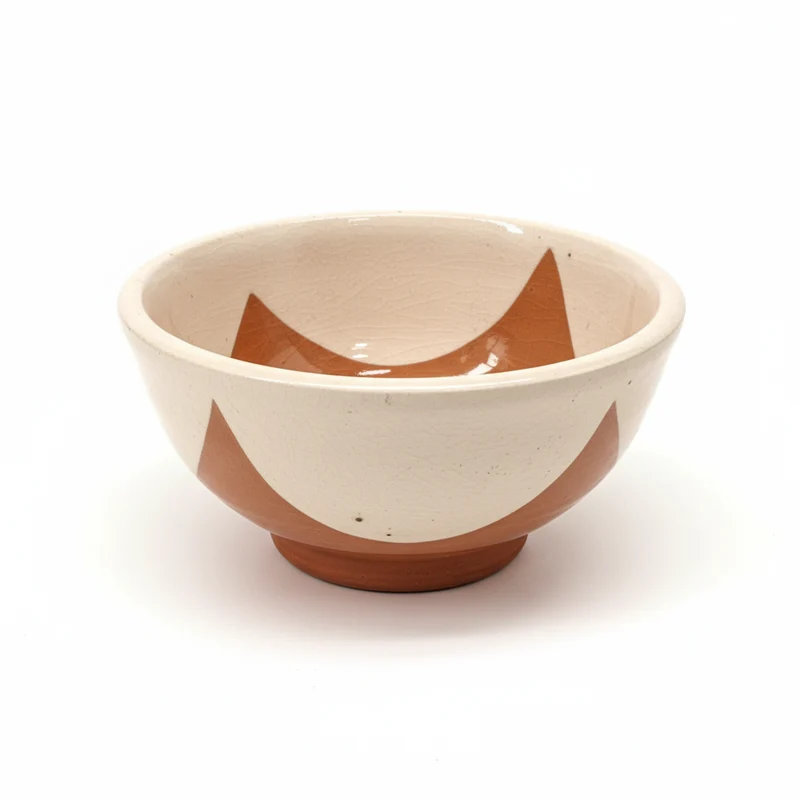 Cuenco Cerámica Marroquí Artesanal Oued Lao 12cm Estilo Andalusí