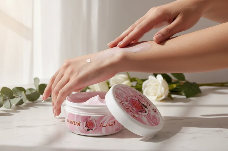 Crema Refrescante de Rosa EL KELAA 100ml - Hidratación Natural