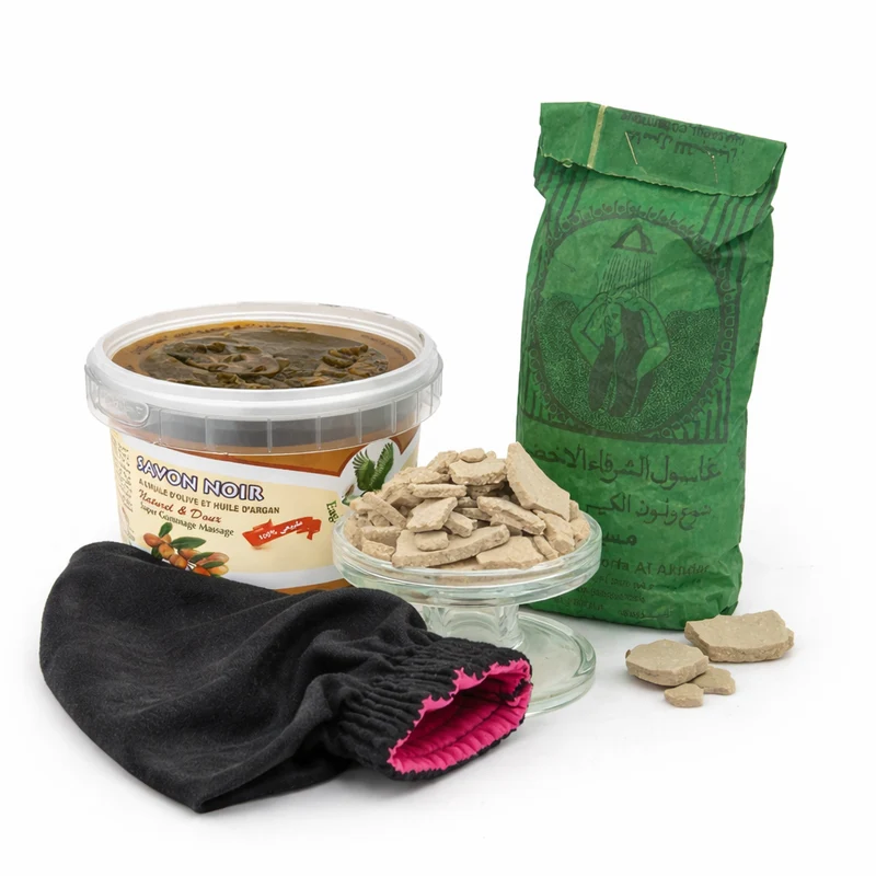 Pack Ritual Hammam Esencial - Los 3 Imprescindibles del Spa Marroquí