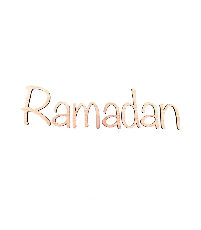 Letras "Ramadan" – Decoración Islámica para Colgar o Pegar en la Pared