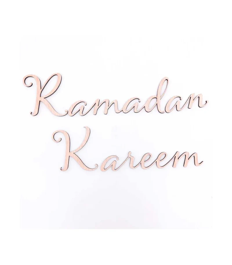 Letras "Ramadan" – Decoración Islámica para Colgar o Pegar en la Pared