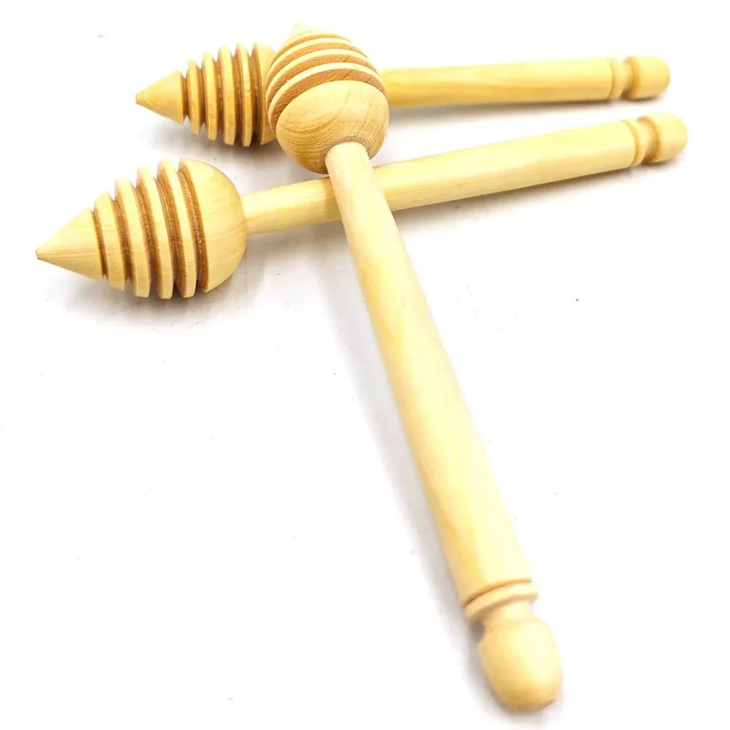 Cuchara Palito Mielero de Madera de Limonero | 100% Artesanal | Ideal para Servir Miel