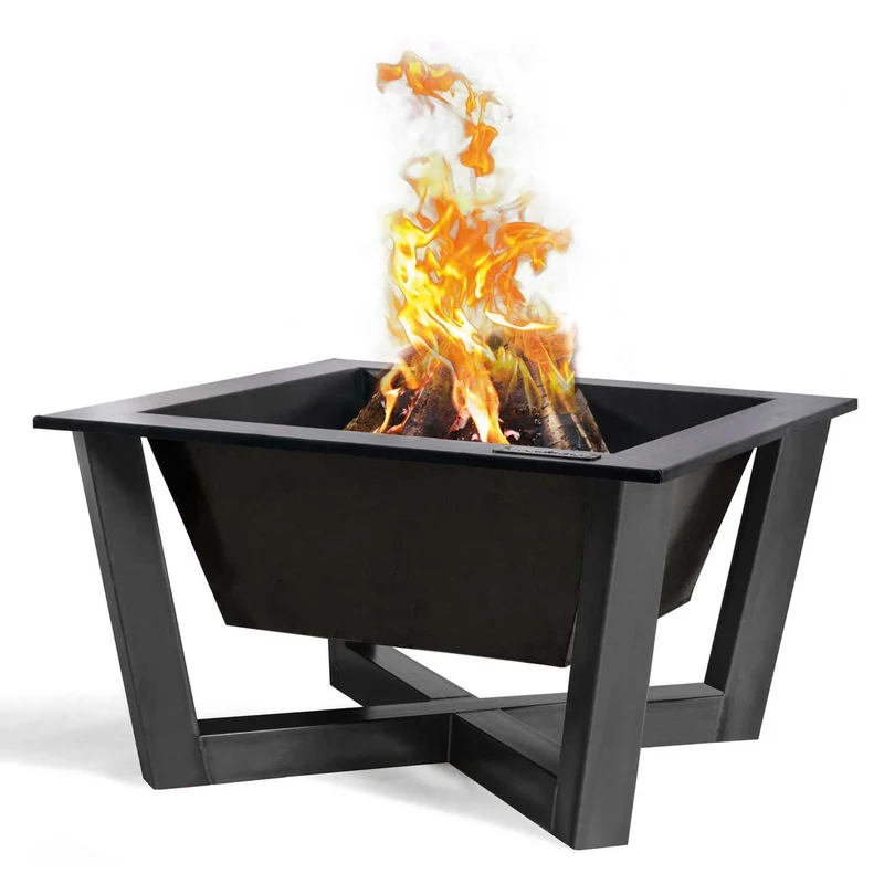 Cook King BRASIL - Brasero, Brasero Exterior, Brasero Jardin, Pozo de Fuego Fire Bowl, Hoguera Jardín, 70 x 70 cm