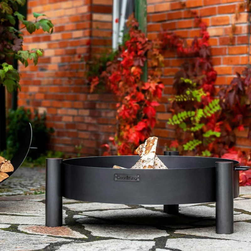 Cook King - Brasero de jardín «HAITI» - Dia. 60 cm, 70 cm, 80 cm