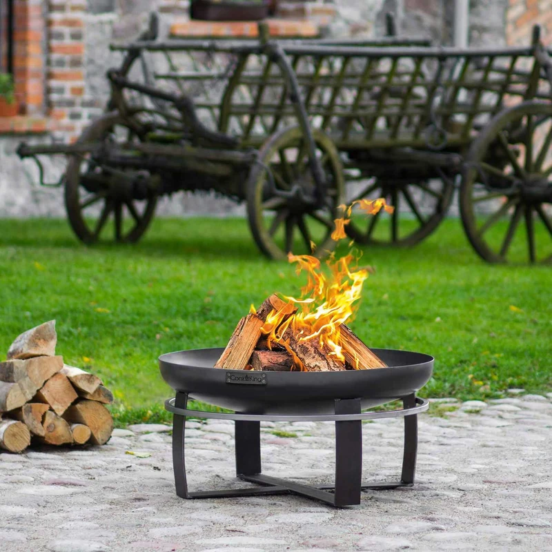 Cook King - Brasero de jardín «VIKING» Dia. 60 cm, 70 cm, 80 cm, 100 cm