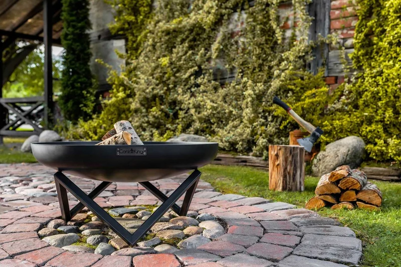 Cook King - Brasero, Brasero Exterior, Brasero Jardin, Brasero de jardín «SANTIAGO» Dia. 60 cm, 70 cm, 80 cm, 100 cm