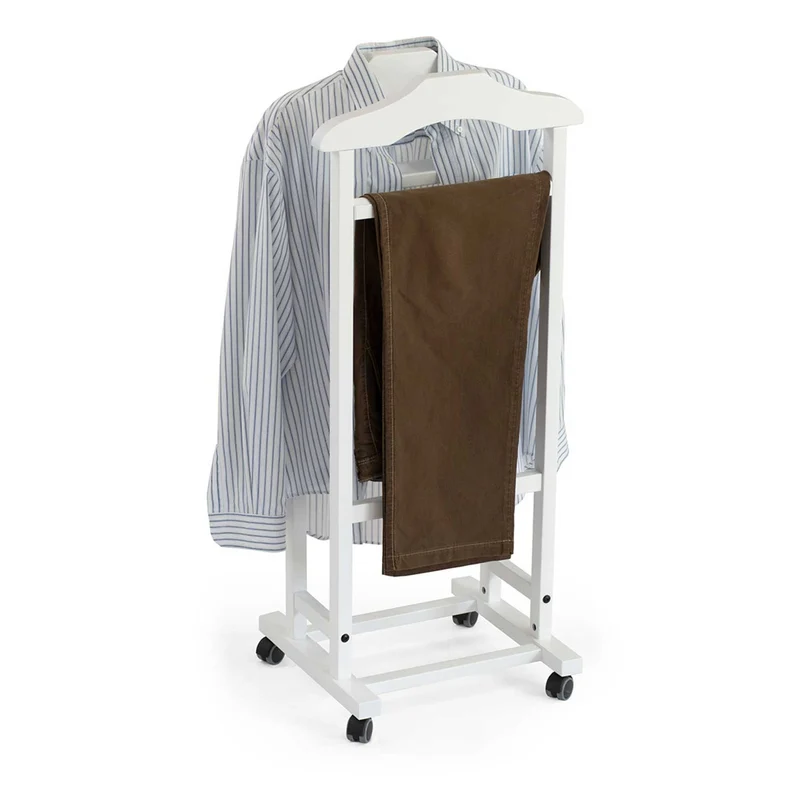 ARIT MIXER - Galán de Noche Doble en Madera de Haya Maciza, Color Blanco