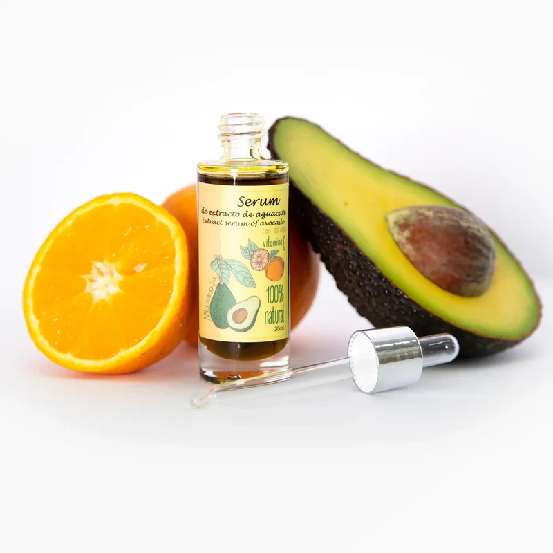 Sérum de Aceite de Aguacate y Vitamina C 100% Natural - Hidratación y Protección Profunda